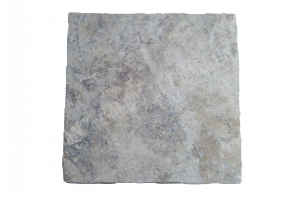 Travertin Silver Chapeau Pilier 60x60 5 cm Eclate 1