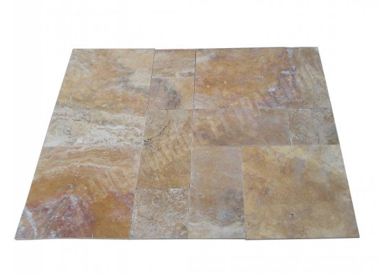 Travertin Scabas Opus Romain 1,2 cm Antique 1