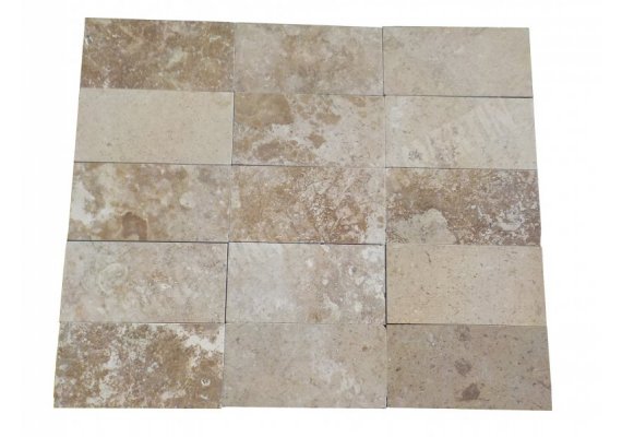 Travertin Walnut Pavé 15x30 3 cm Antique 1