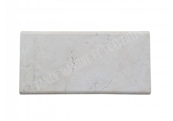Travertin Clair Couvertine 30x60 5 cm Arrondi 1