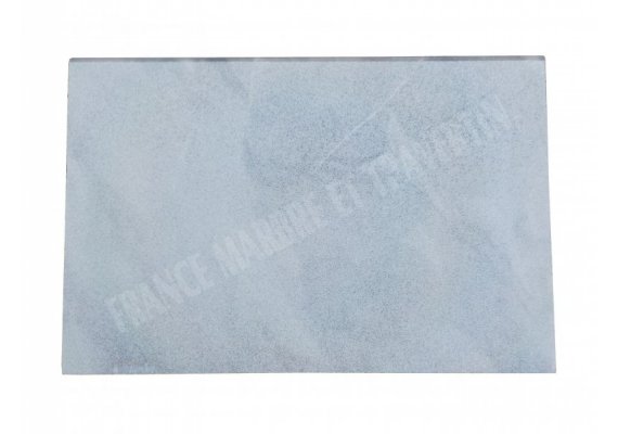 Pierre Bleue Turque Margelle 40,6x61x3 cm Arrondi Sablé 1