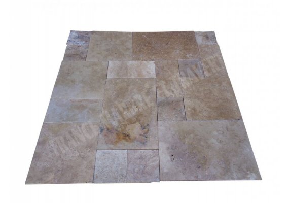 Travertin Walnut Opus Romain 2 cm Antique  1