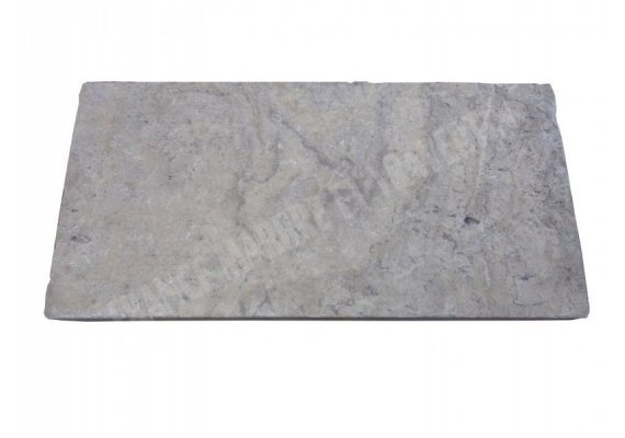 Travertin Silver Nez de Marche 30,5x61x7 cm Droit  1