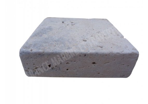 Travertin Beige Nez de Marche 10x10 3 cm Droit  1