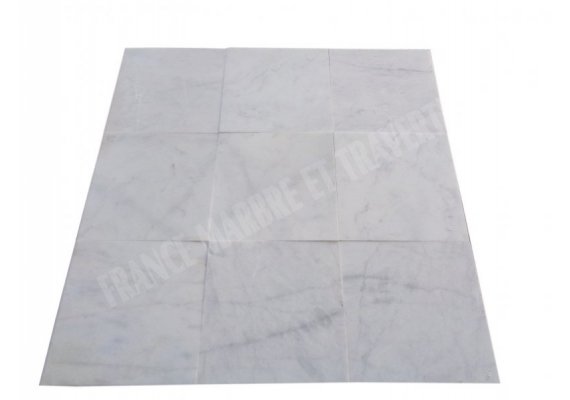 Marbre Blanc Carrare Turque  45x45x1 cm Poli  1