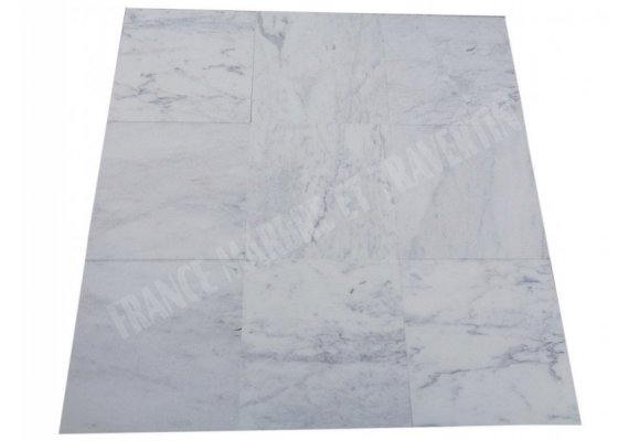 Marbre Blanc Arabescato Turque 40x40x1,2 cm Poli  1