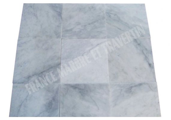 Marbre Milas Blanc 30x30x1 cm Poli  1