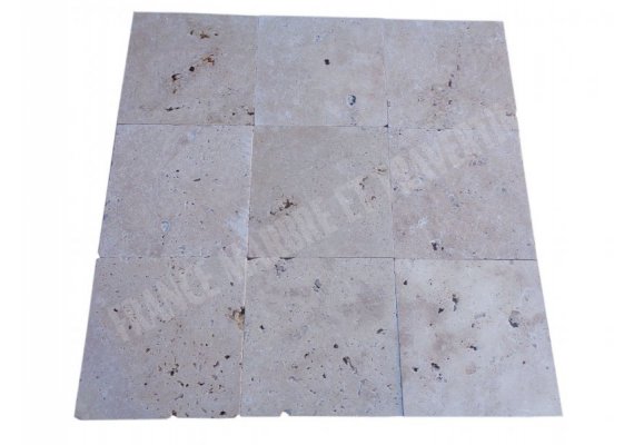 Travertin Beige Clair 40x40 1,2 cm Antique  1